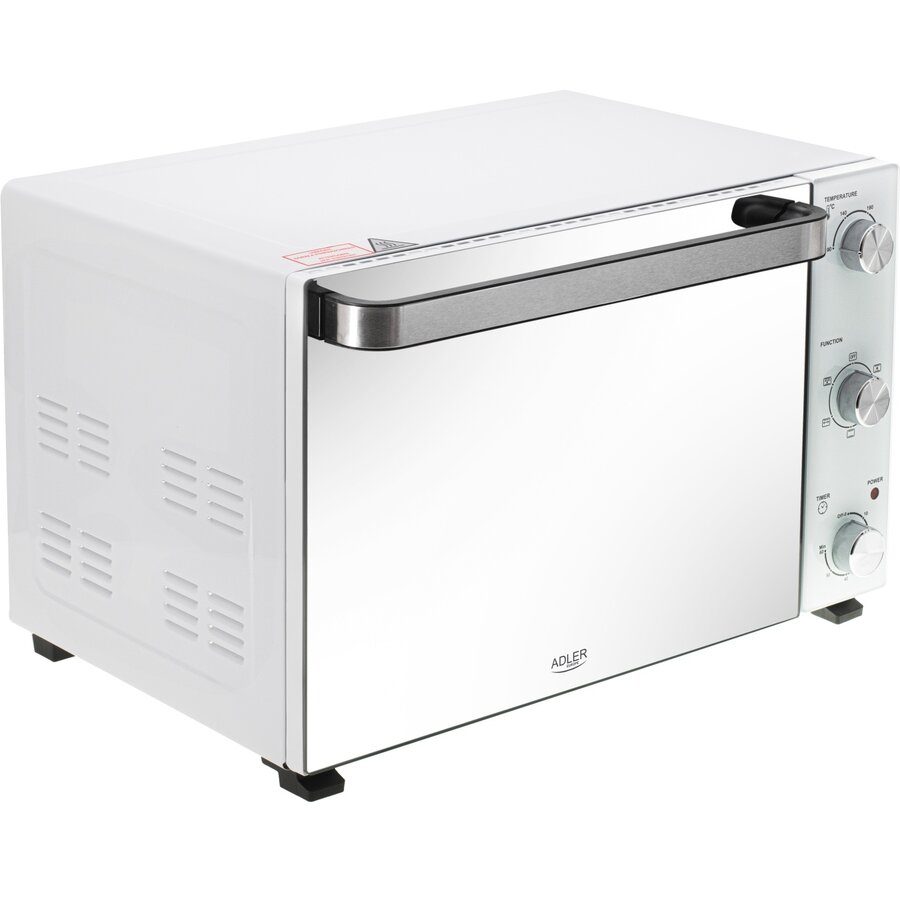 Cuptor Electric Adler AD 6027 48L 5 Moduri de Gătit Alb — imaginea 3