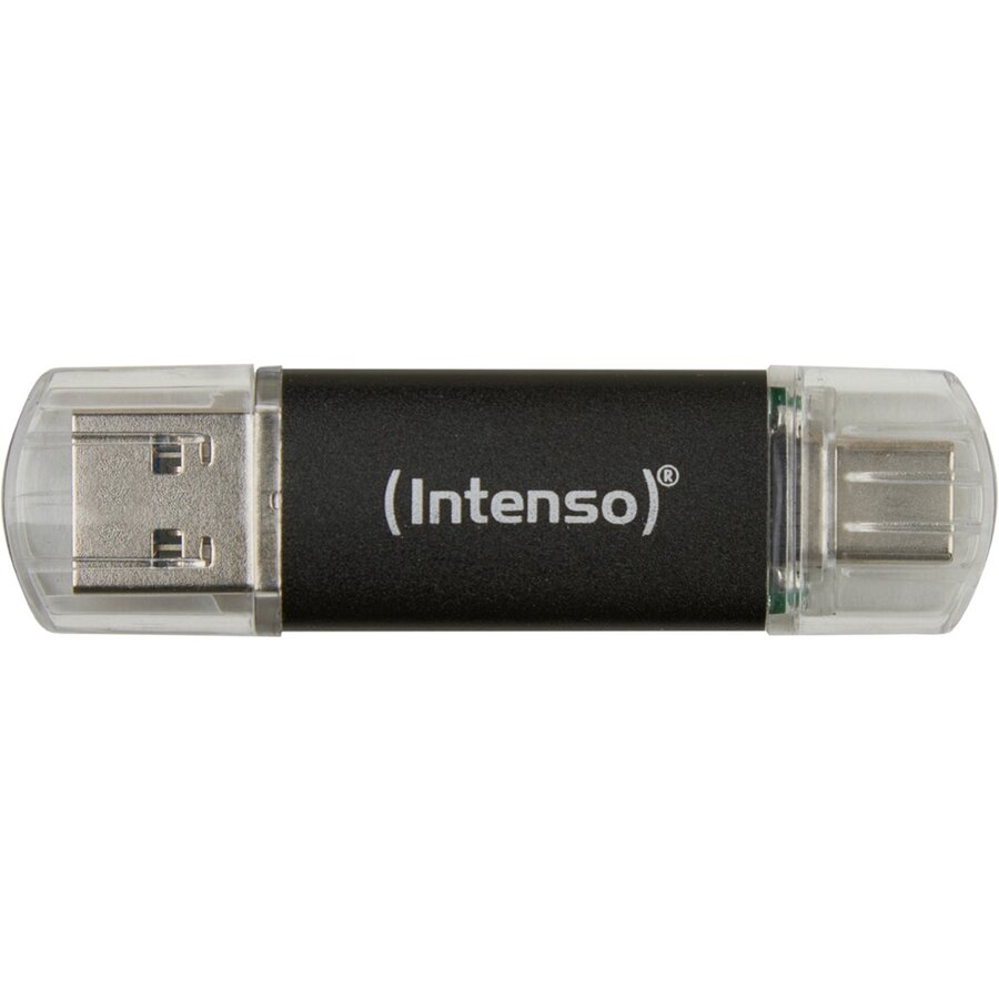 Memorie USB Twist Line 512GB Interfata USB-A 3.2 Gen 1 si USB-C 3.2 Gen 1 Negru