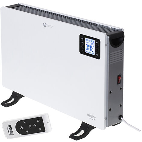 Convector Electric Camry LCD Telecomanda Alb