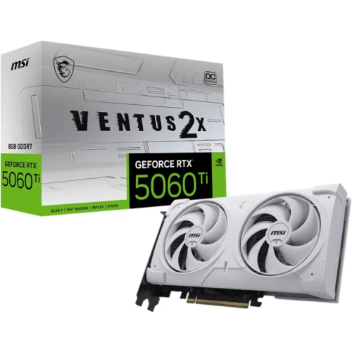 Placa Video V536-002R GeForce 5060 Ti 8G VENTUS 2X OC WHITE PLUS  GDDR7 128-bit  Alb