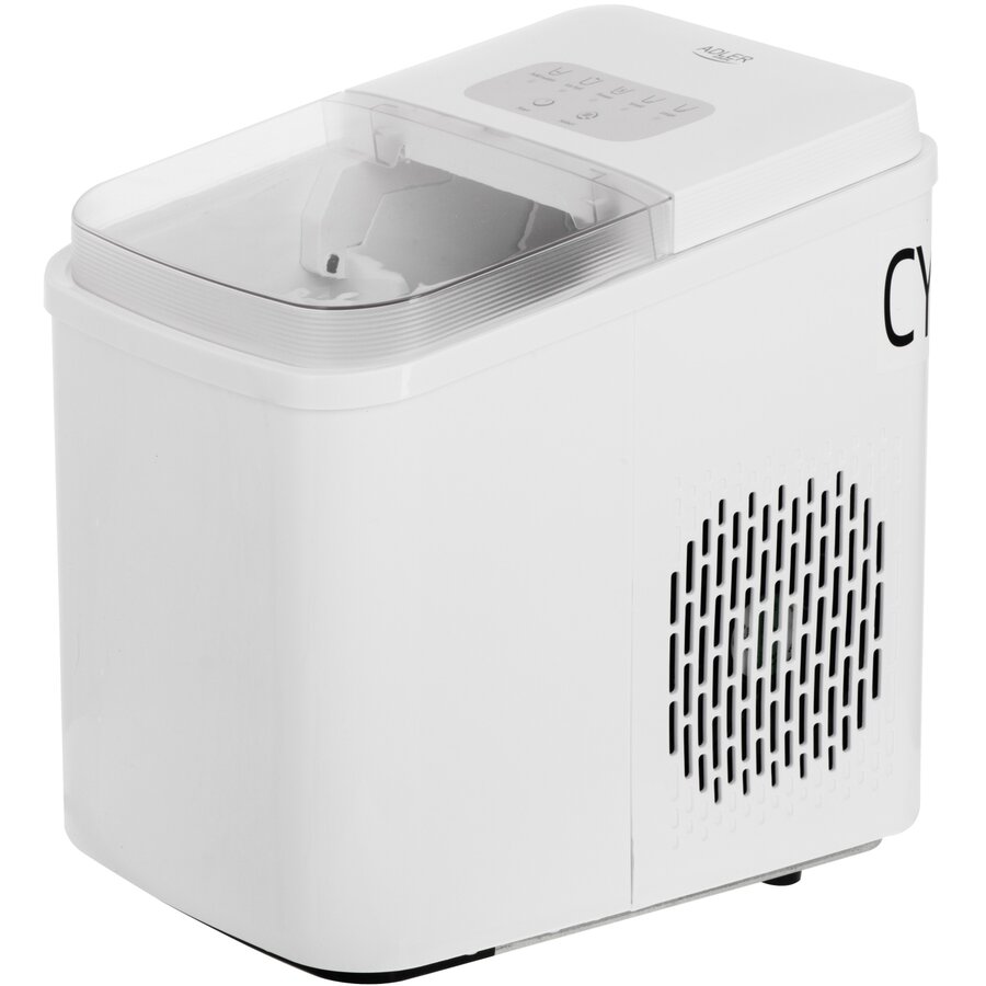 Aparat de Facut Cuburi de Gheata AD 8800 Autocuratare Functionare Silentioasa Panou de Control Tactil Alb