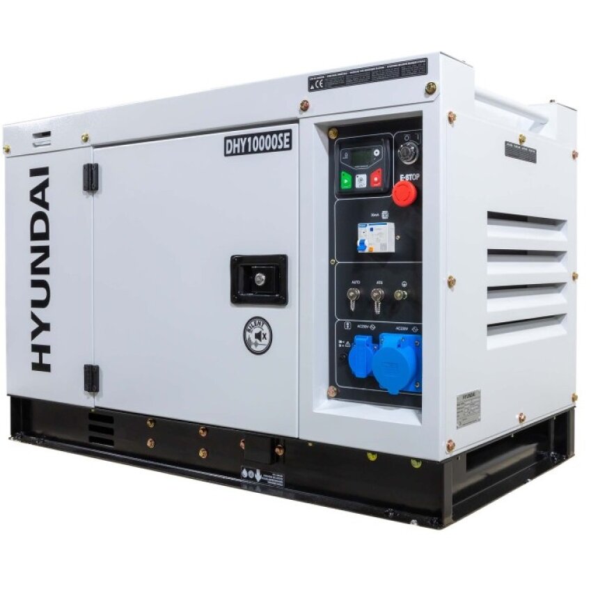 Generator de Curent Monofazat DHY-10000SE cu Motor Diesel 4 Timpi 14.4CP Putere 8kW