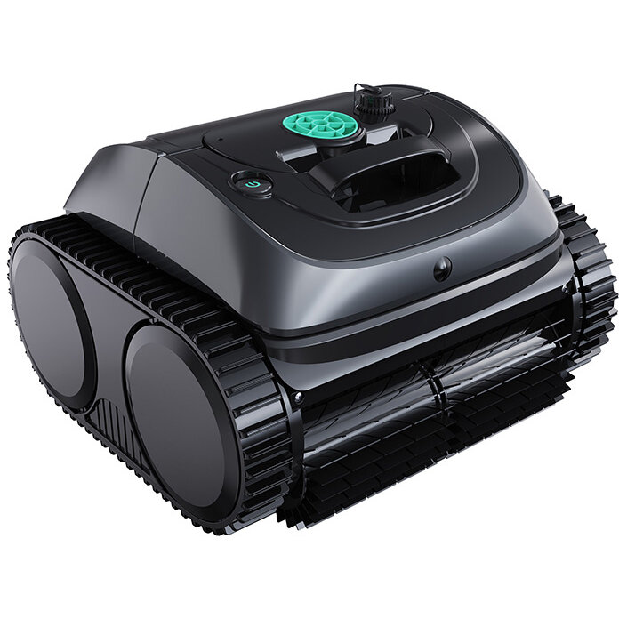 Robot de Curatat Piscina C1 fara Fir Acumulator 4600mAh Autonomie pana la 2.5 Ore Putere 65W IPX8 Negru/Gri