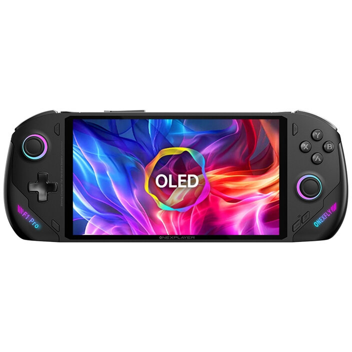 Consola Gaming Portabila Onexfly F1 Pro Ecran OLED 7Inch AMD AI370 32GB RAM + 1TB SSD Wi-Fi Negru