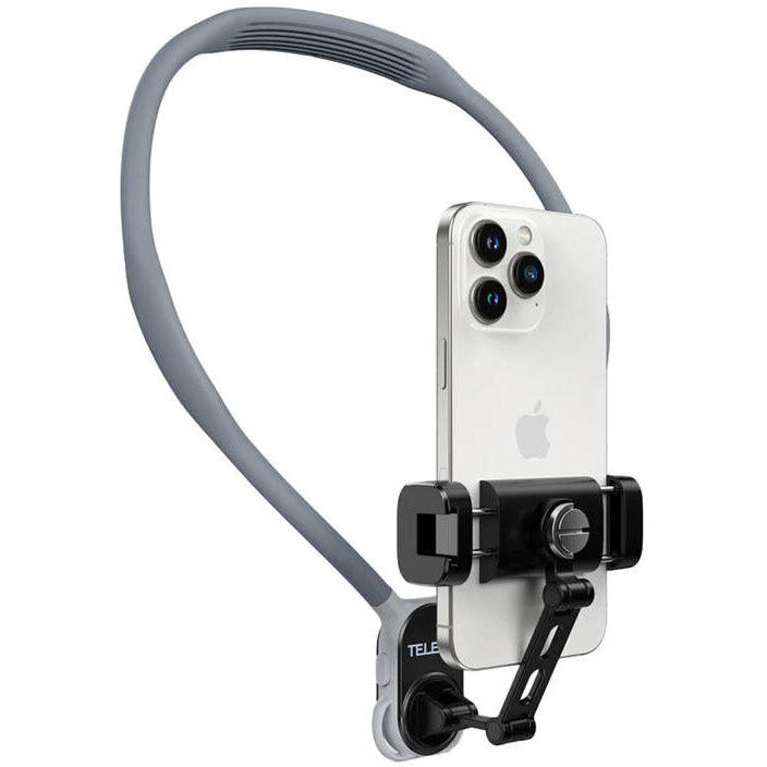 Suport S2-HNB-02 compatibil cu telefoane, Silicon/Policarbonat, Negru