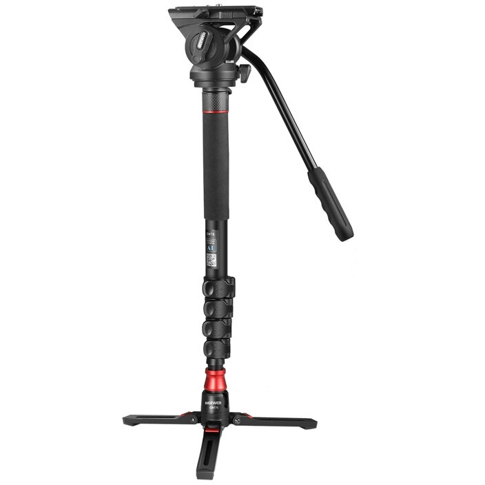 Trepied GM76 Inaltime Maxima 179CM Negru/Rosu