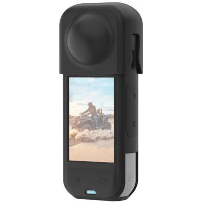 Accesoriu Camera Video Actiune PU757B compatibila cu camera Insta360 X5, Negru