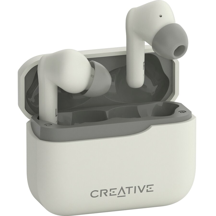 Casti Zen Air Plus, headphones (cream, Bluetooth, USB-C)