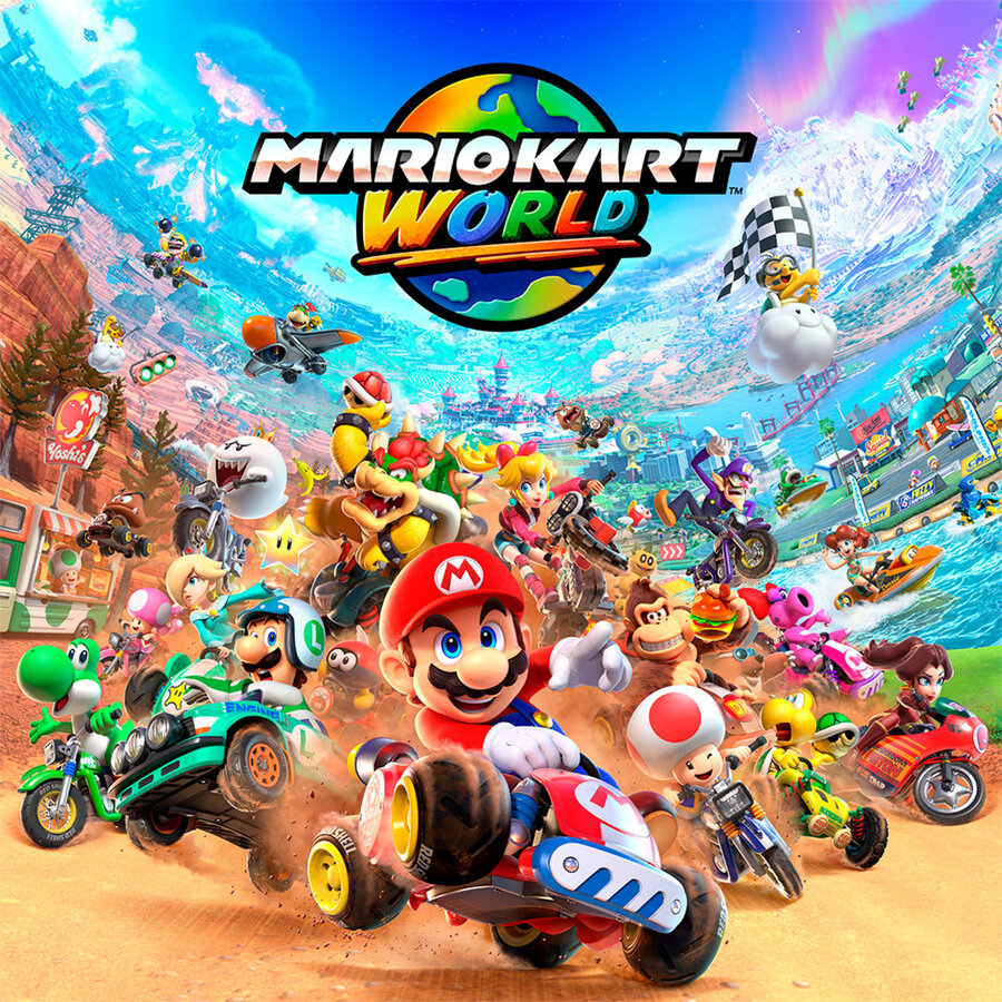 Consola Nintendo Switch 2 including Mario Kart World set, game console — imaginea 5