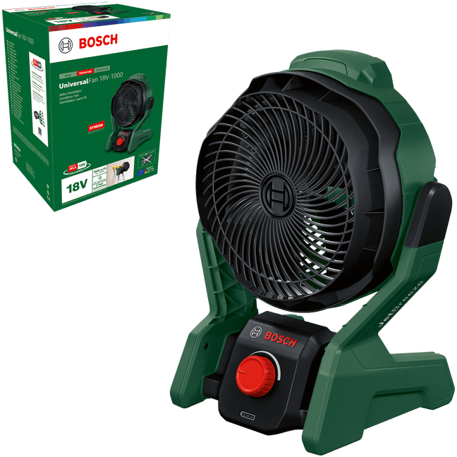 Ventilator UniversalFan 18V-1000 06039E1000 fara Acumulator Inclus Verde