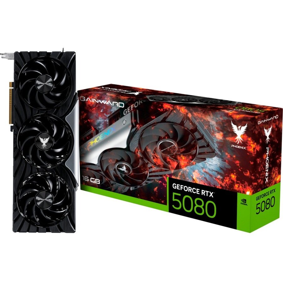 Placa video Gainward GeForce RTX 5080 Phoenix GS 16GB GDDR7 256-bit DLSS 4.0 - imagine 2