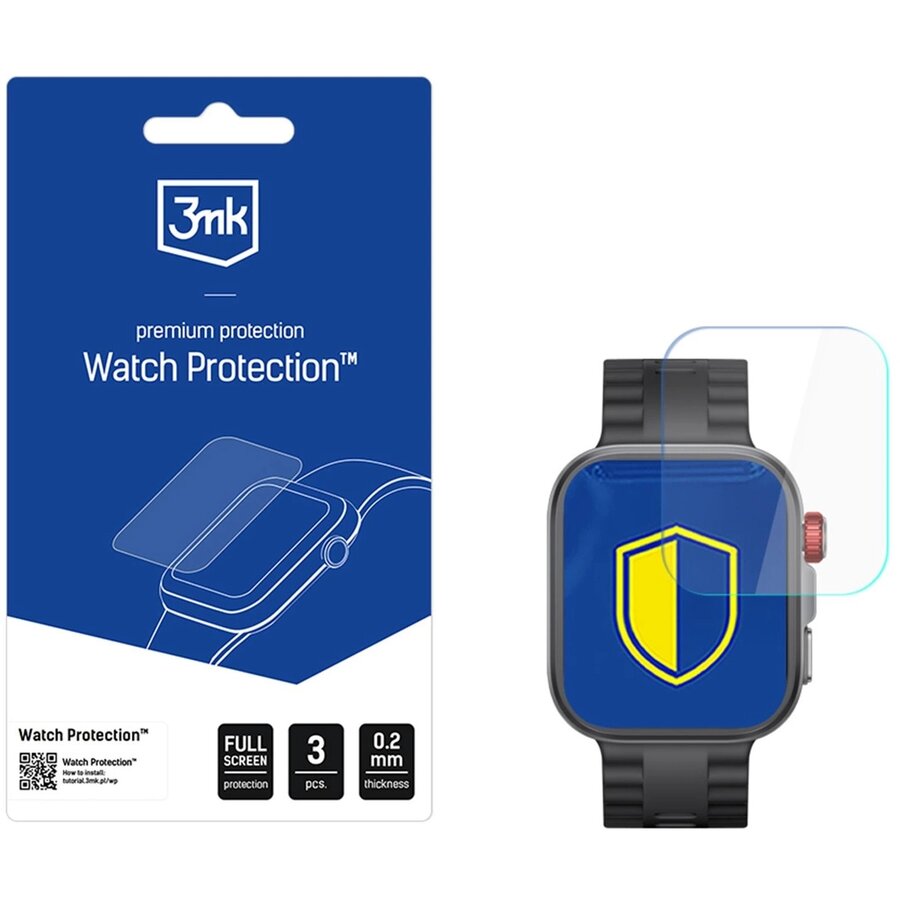 Accesoriu smartwatch Watch Protection FlexibleGlass compatibila cu Huawei Watch Fit 4 Pro, Transparent
