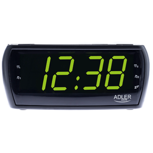 Radio AD 1121 Alarma LED  AM/FM Negru