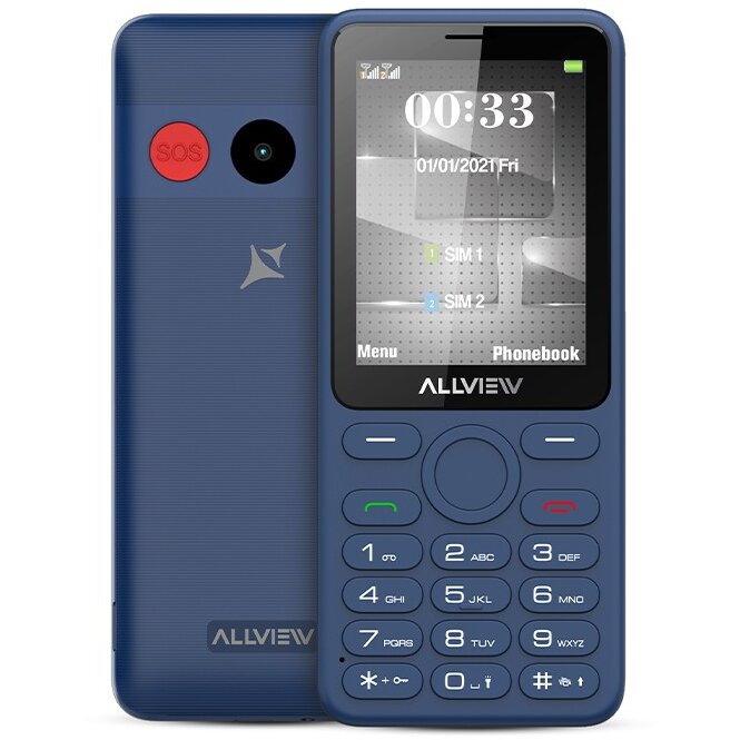 Telefon Mobil M30LUNA Dual SIM 2G Ecran TFT 2.8Inch Camera 1.3MP Dark Blue