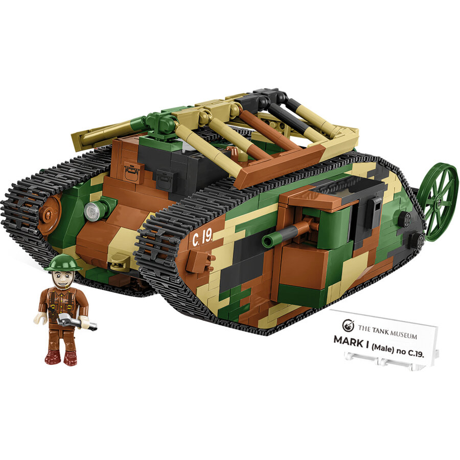 Jucarie Mark I Male no C.19, construction toy scale 1:35