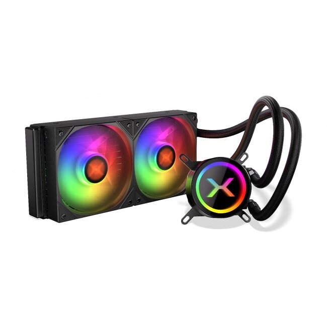 Cooler Procesor HydroX 240 ARGB 1800RPM Negru