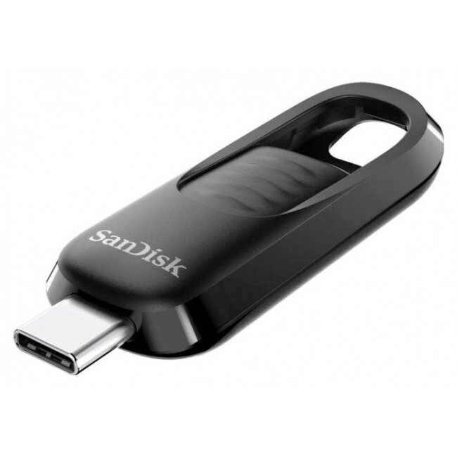 Memorie USB Ultra Slider 128GB USB Type-C 400 MB/s Negru