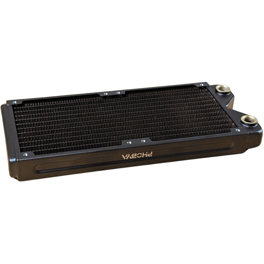 Radiator Phobya R27-S240 240 mm 18 FPI 2x G1/4 Negru