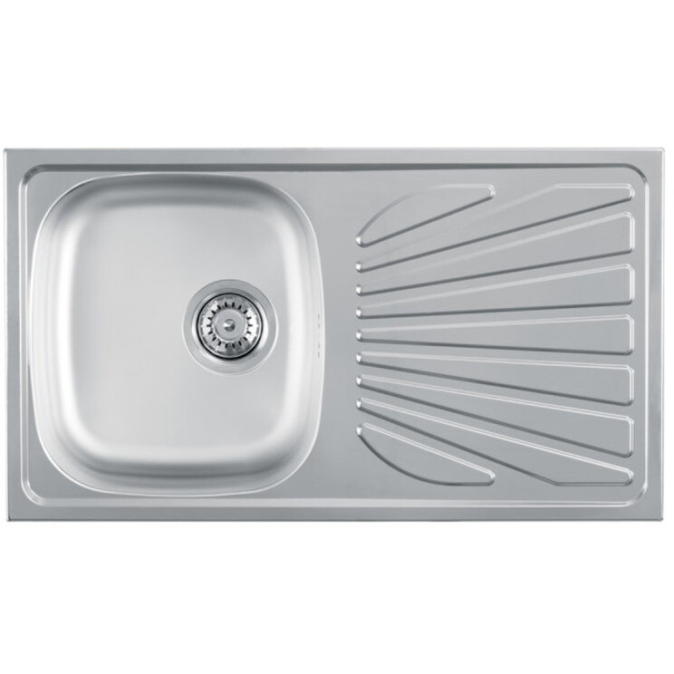 Chiuveta Bucatarie Metalac Luna Flex 1D 770 x 435MM Gaura Sifon 90MM Inox
