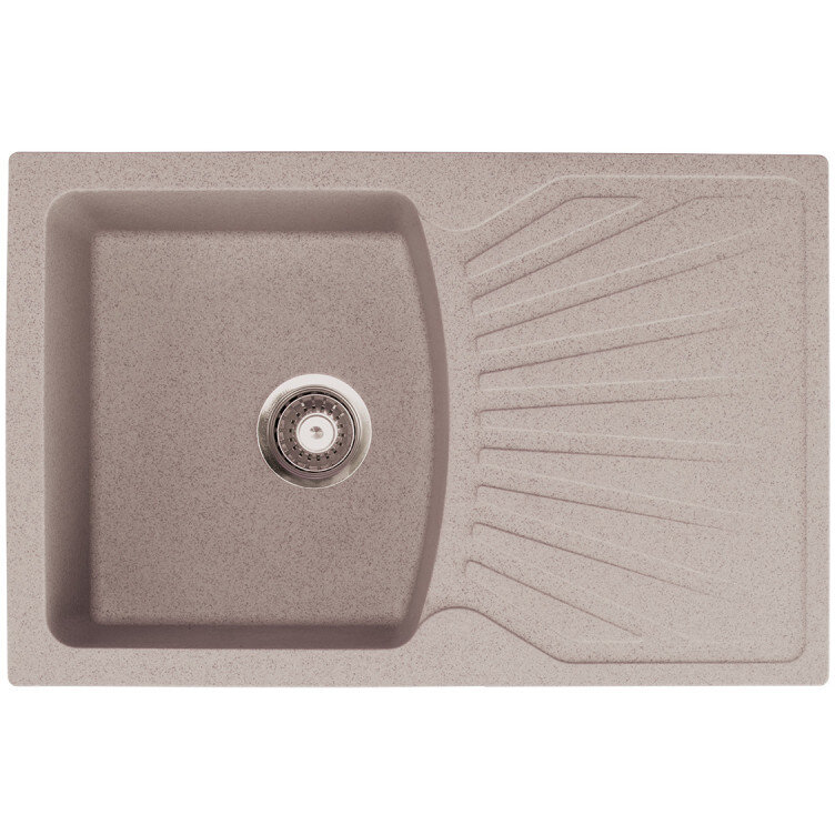 Chiuveta Bucatarie X Quadro Plus Granit 770 x 500MM Sifon 90MM Bej