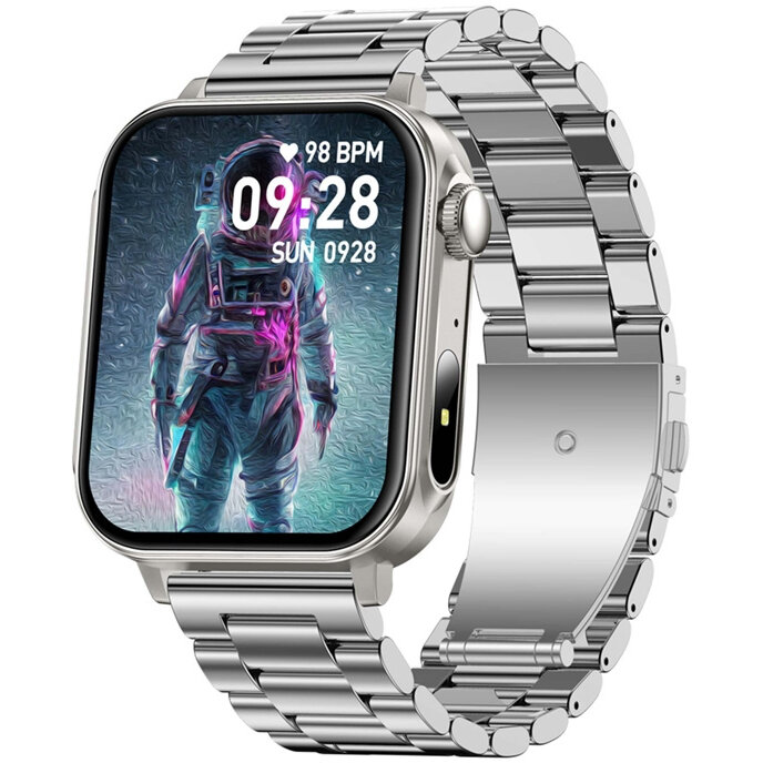 Smartwatch P80 Steel Silver