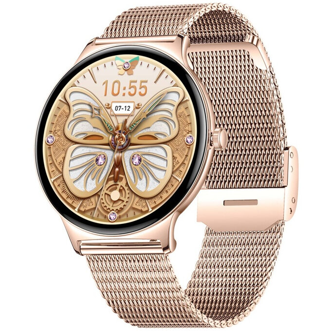 Smartwatch V89 Stainless Gold