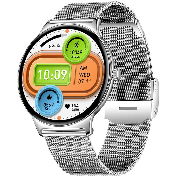 Smartwatch V89 Steel Silver