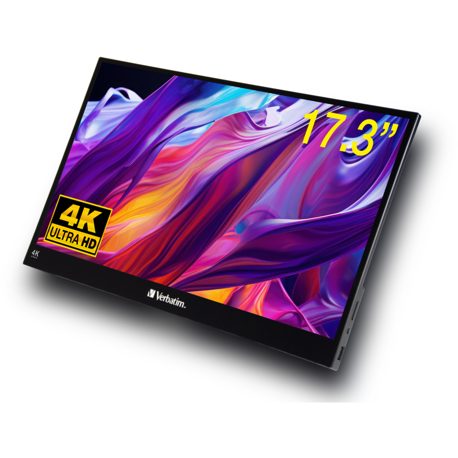 Monitor Portabil PMT-17-4K Touchscreen IPS 17.3Inch 4K Ultra HD Negru