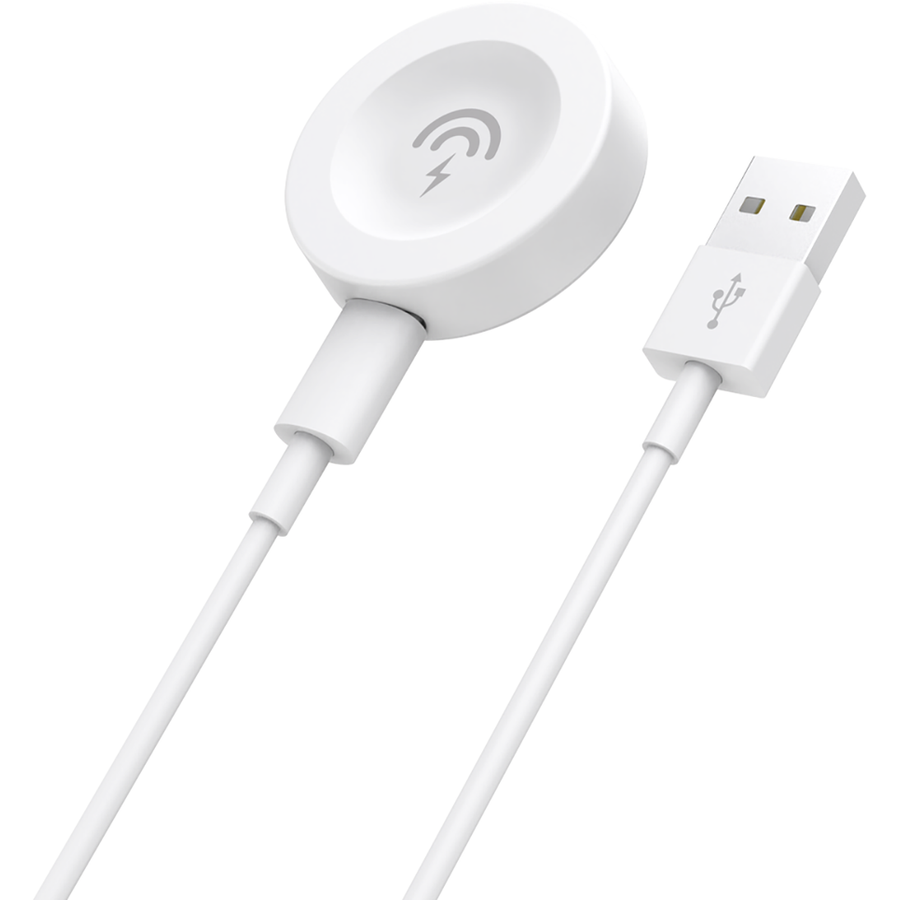 Incarcator Wireless pentru smartwatch Dudao A12H, 2.5W, Incarcare USB-A, Lungime cablu 1.2m, Alb - imagine 2