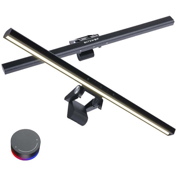 BlitzWolf BW-CML6, LED, 6W, 2800-6500K, Control touch, Aluminiu, Cablu inclus, Negru