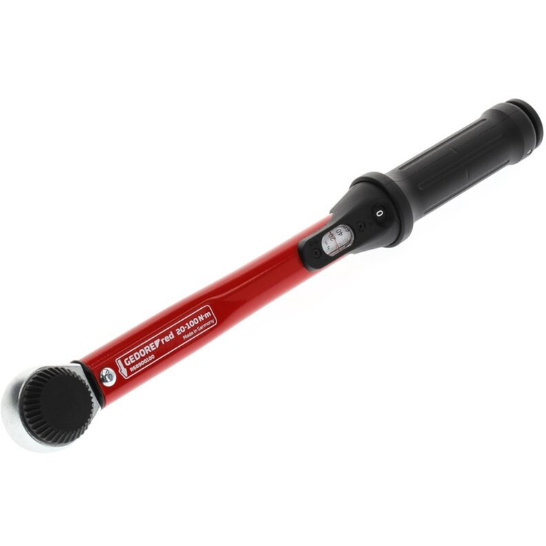 Red torque wrench 1/2 20-100Nm L395mm - torque.1 / 2 20-100Nm L395 3301216