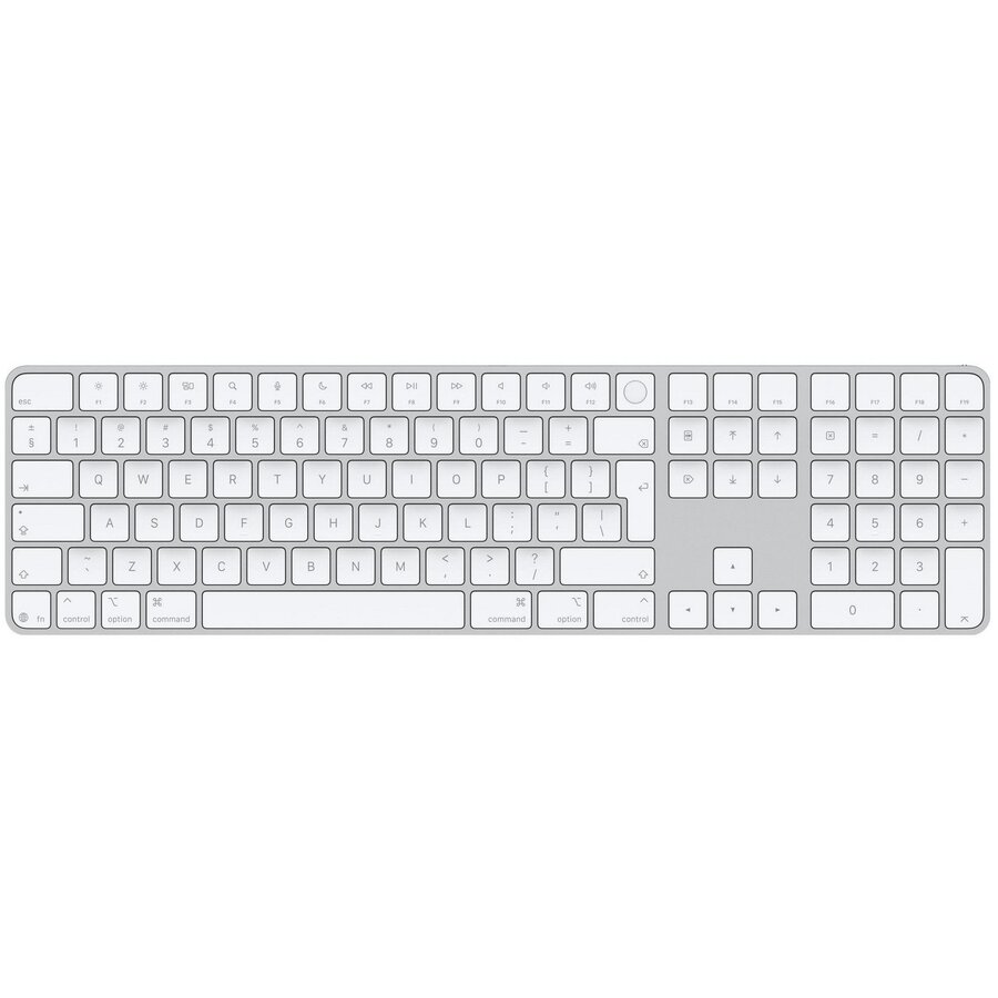 Tastatura Magic Keyboard (2024) Touch ID Numeric Keypad International English Alb