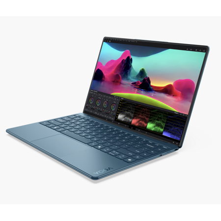Laptop Lenovo Yoga Slim 9 WQUXGA 14 inch Intel Core Ultra 7 258V 32GB 1TB SSD Windows 11 Home Tidal Teal