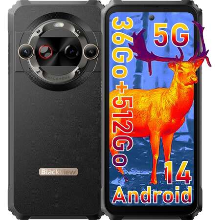 Telefon mobil BLACKVIEW BL9000 Pro 512GB 12GB RAM Dual Sim 5G Phantom Black