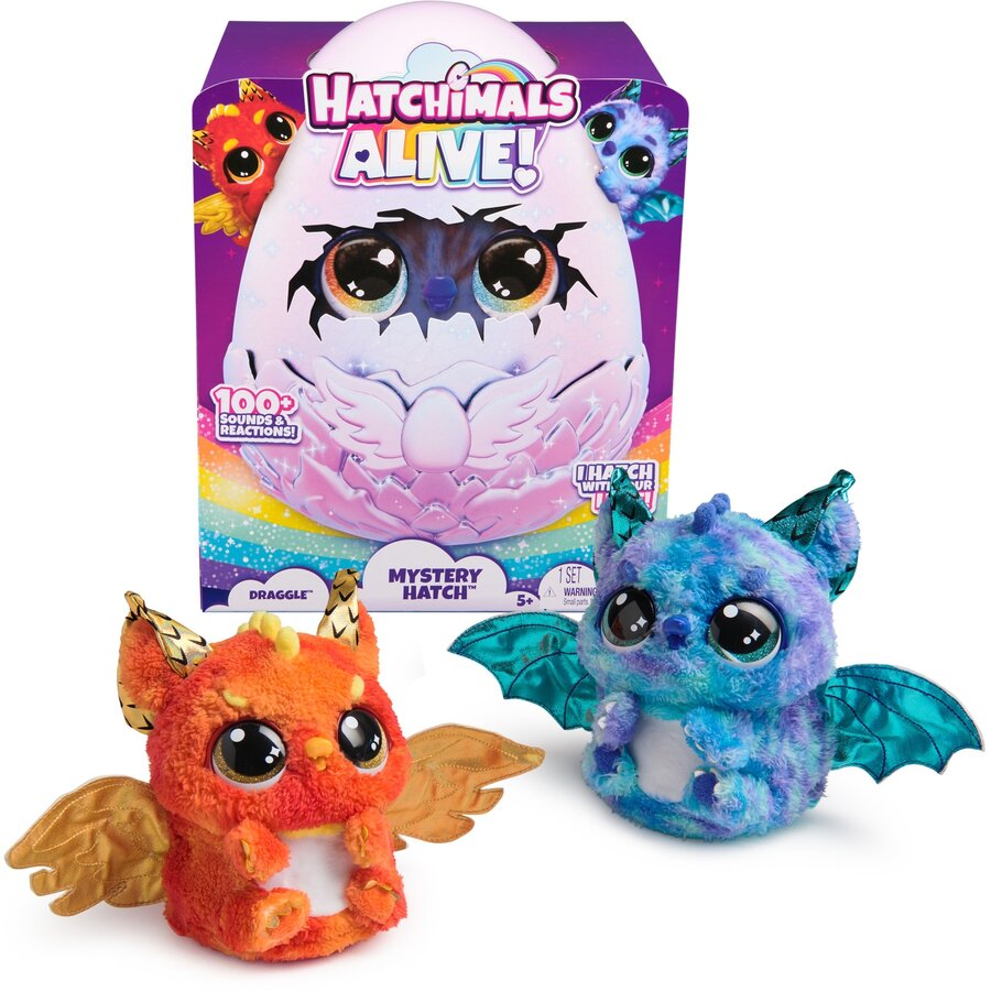 Spin Master Hatchimals Big Egg - Secret Hatch Draggle