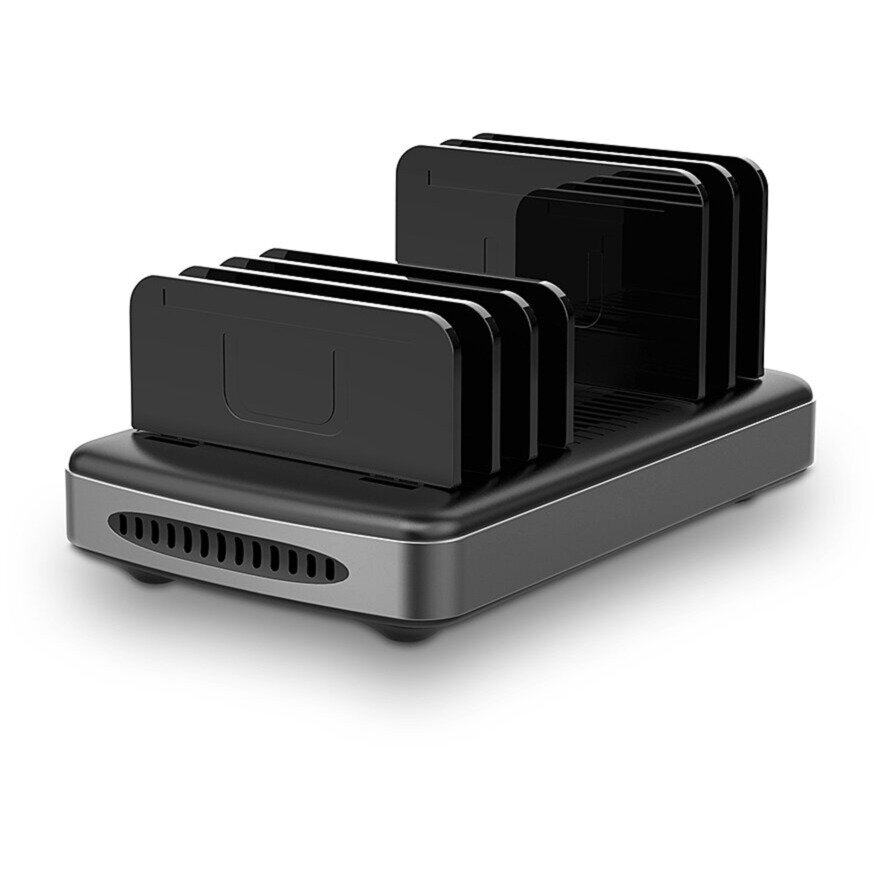 Statie Încărcare Lindy 160W 6-Port USB 3x USB-A + 3x USB-C Negru — imaginea 2