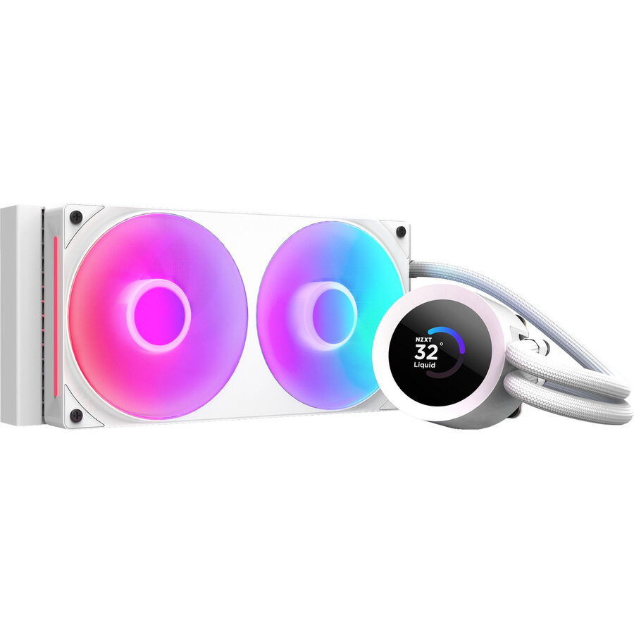 Kraken Plus RGB 240, water cooling white