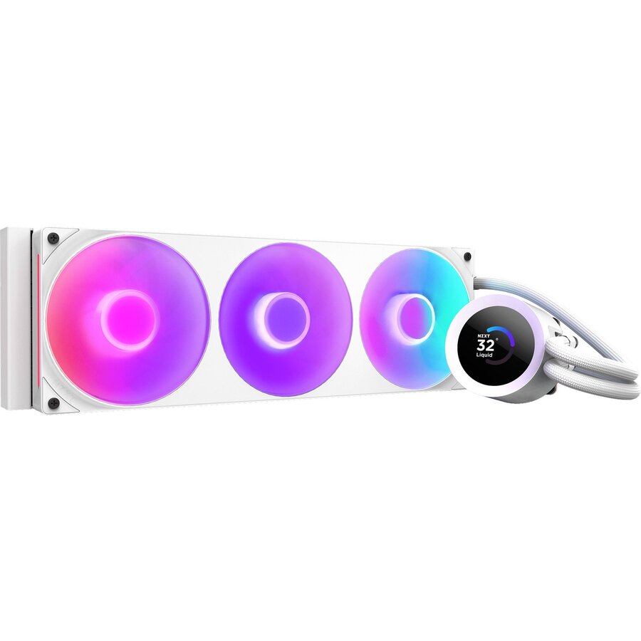 Kraken Plus RGB 360, water cooling white