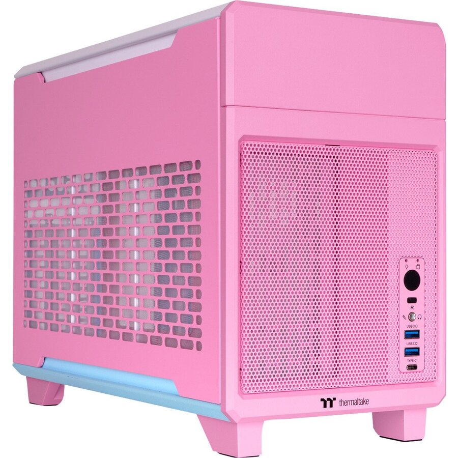 Carcasa TR100, tower case pink