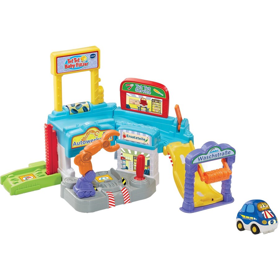 Jucarie Tut Tut Baby Flitzer - Car Workshop, Play Building
