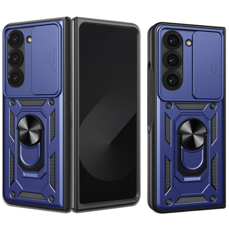 Husa Techsuit pentru Samsung Galaxy Z Fold6 Albastră