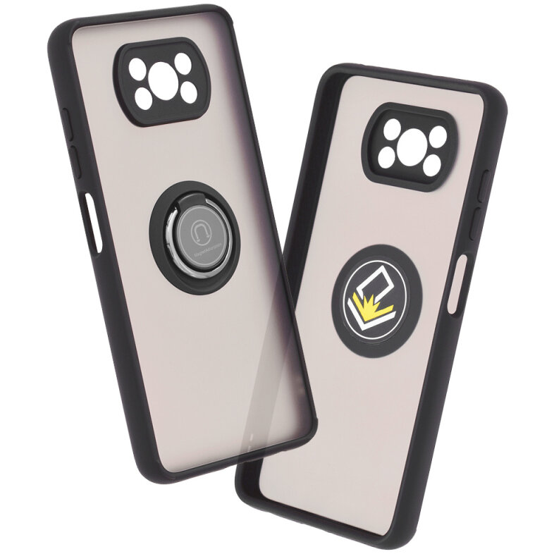 Husa Techsuit pentru Xiaomi Poco X3 Pro / X3 NFC / X3 Neagră