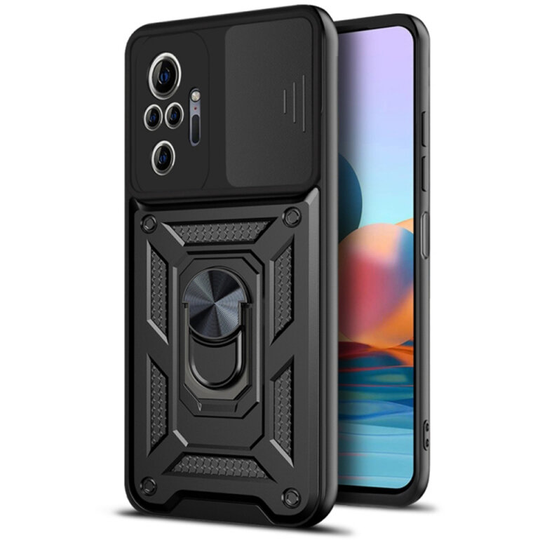 Husa Techsuit pentru Xiaomi Redmi Note 10 Pro Max / Note 10 Pro Neagră