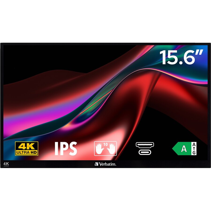 Monitor PMT-15-4K, LED monitor - 15.6 - black, UltraHD/4K, IPS, touchscreen, HDR