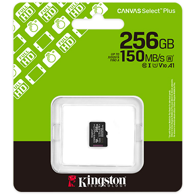 Card Canvas Select Plus Gen3 256GB MicroSDXC Clasa 10
