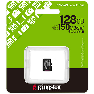 Card Canvas Select Plus Gen3 128GB MicroSDXC Clasa 10