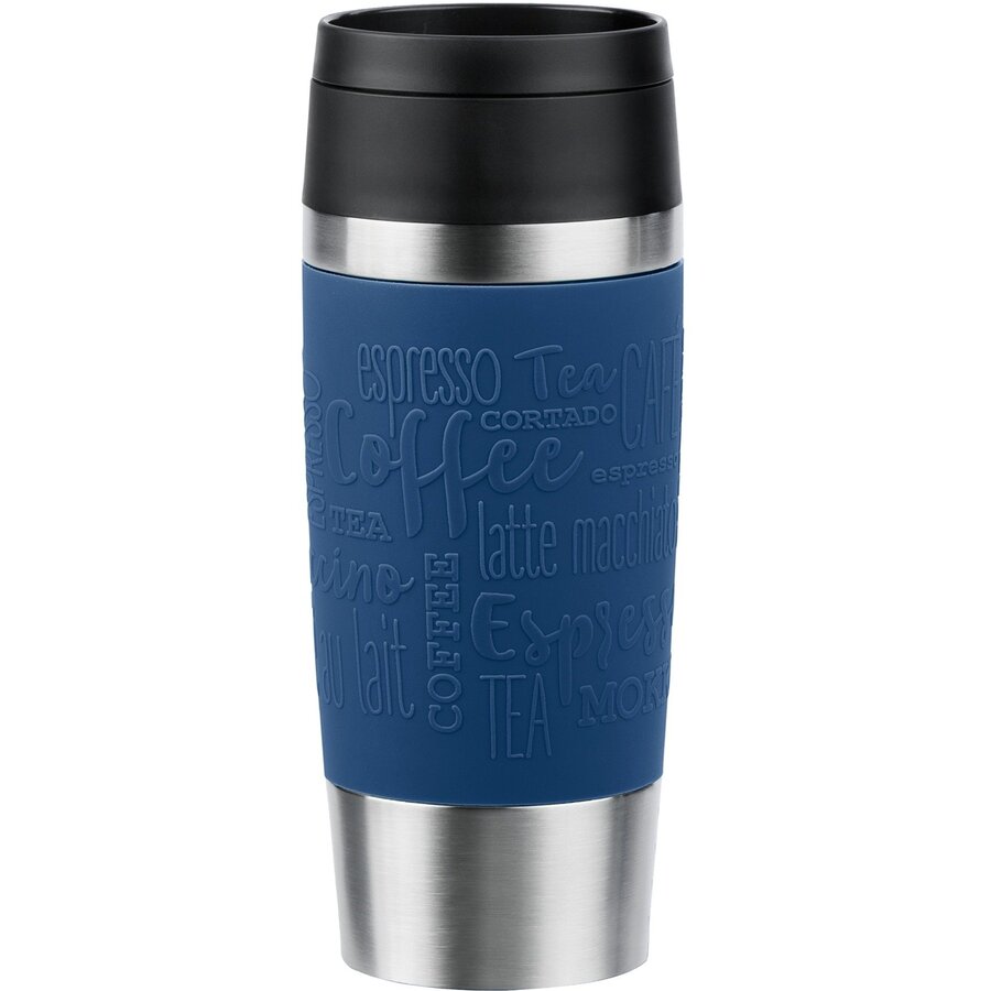 TRAVEL MUG Classic Thermo Mug (dark blue/stainless steel, 0.36 liters)