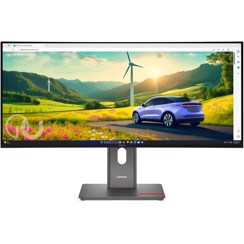 Monitor LED Gaming Curbat ThinkVision P34WD-40 34 inch UWQHD IPS 4ms 120Hz Black