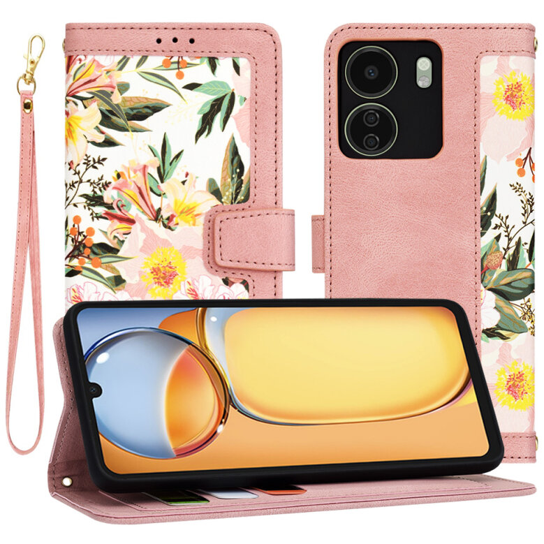 Husa Techsuit pentru Xiaomi Poco C65 / Redmi 13C Roz