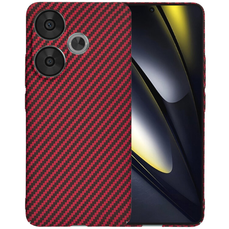 Husa Techsuit pentru Xiaomi Poco F6 Roșie